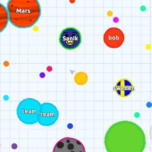 a screenshot of the eating io-game agar.io