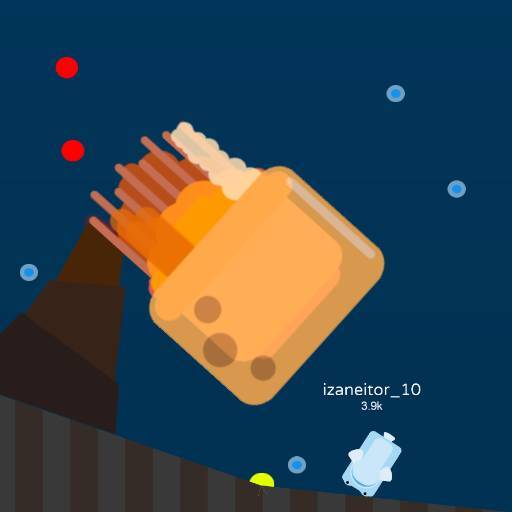 a screenshot of the creature browser-game deeeep.io