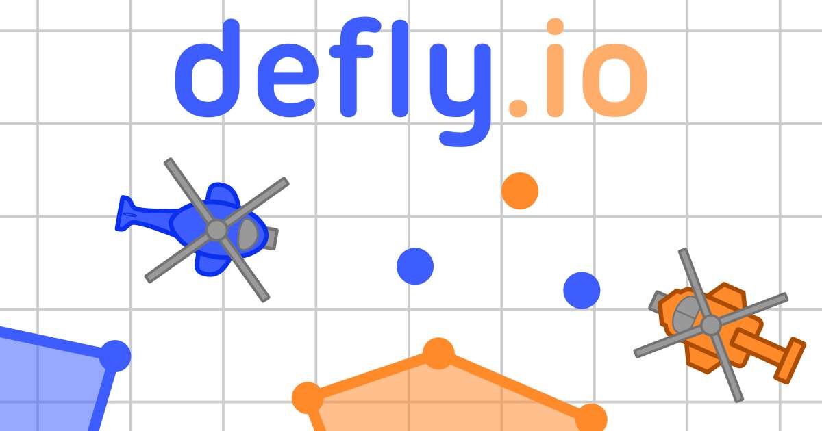 a screenshot of the flying io-game defly.io