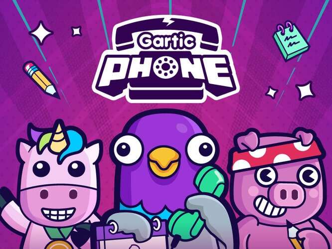 a screenshot of the drawing io-game Gartic Phone