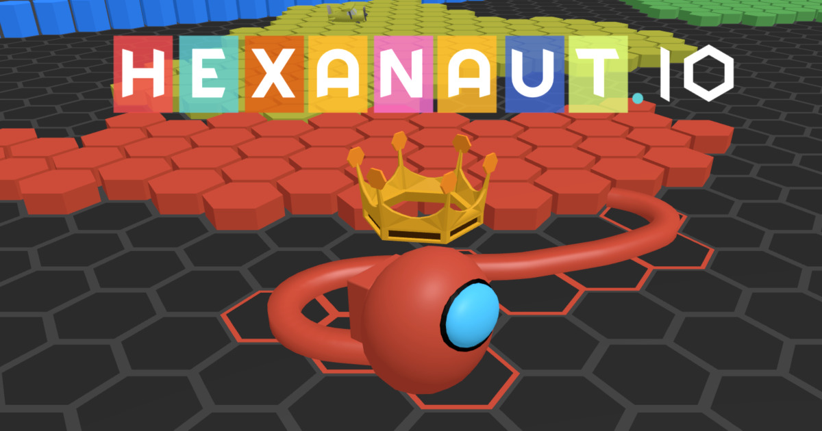 a screenshot of the capture io-game hexanaut