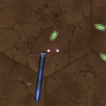 a screenshot of the snake web-game LittleBigSnake