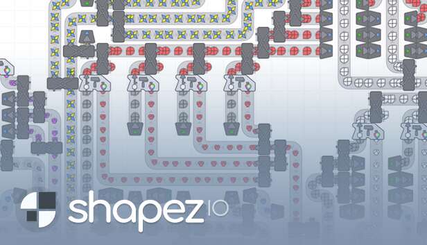 a screenshot of the building browser-game shapez.io